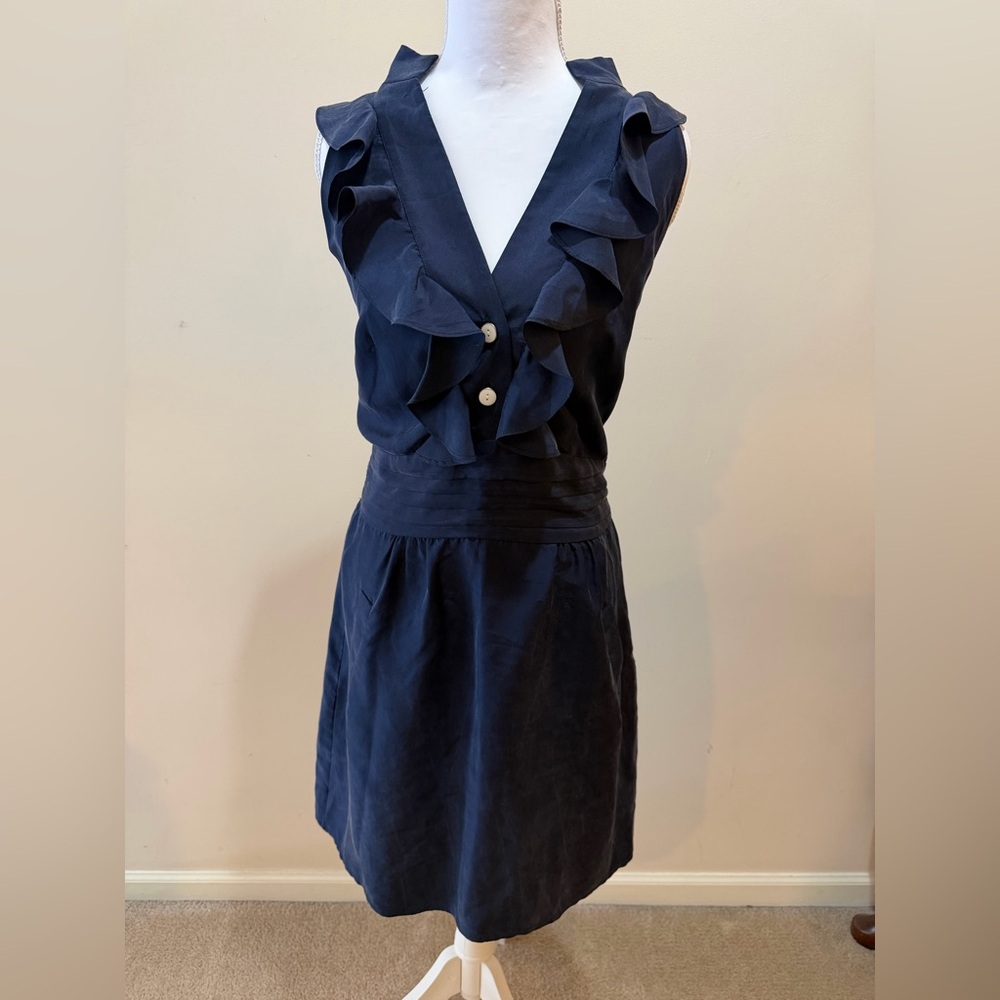 Sunner Boutique Deep Navy Mini Halter Dress Size 6